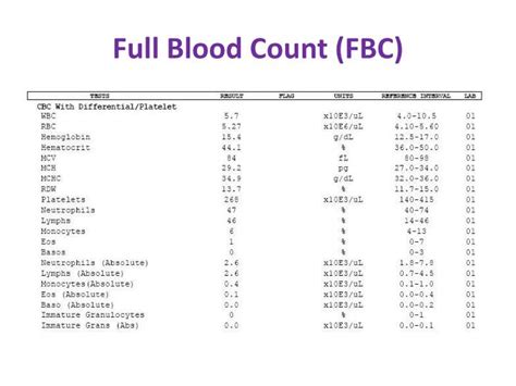 full blood count test meaning